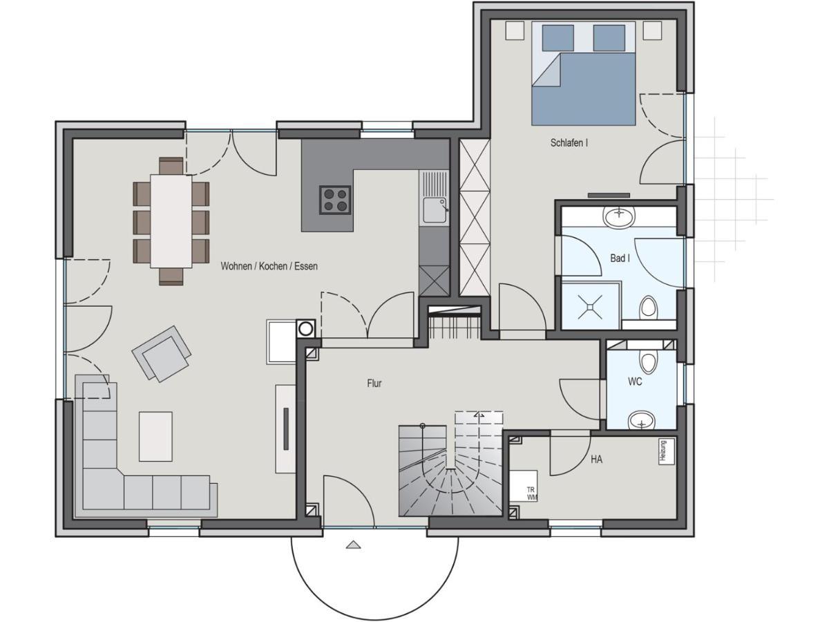 Ferienhaus Graukranich 41 Fuhlendorf Kültér fotó